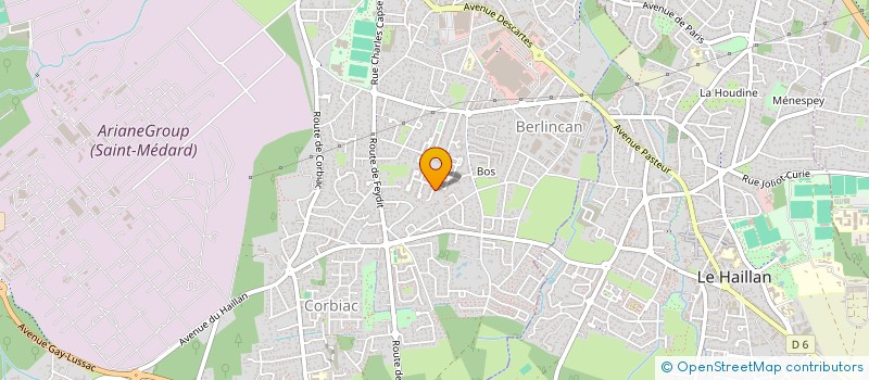 localisation de l'entreprise LES APARTES  SAINT-MEDARD-EN-JALLES