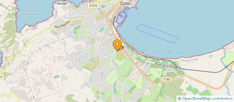 localisation de l'entreprise LES APEROS GLORIA  CALVI
