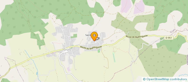 localisation de l'entreprise LES APHYLLANTES  CRUIS