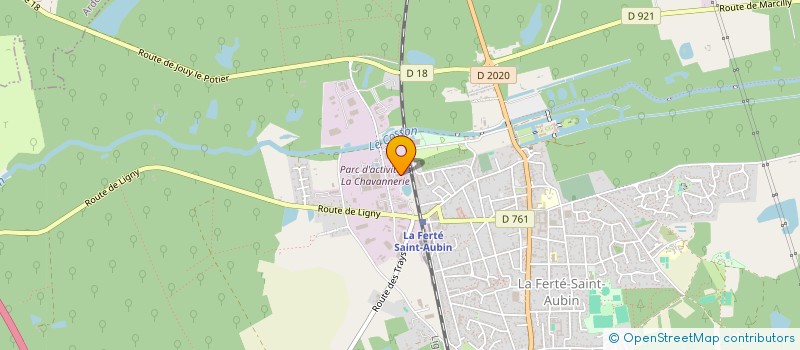 localisation de l'entreprise LES APICULTEURS ASSOCIES à LA FERTE-SAINT-AUBIN