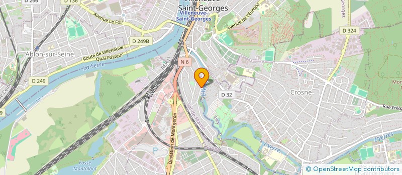 localisation de l'entreprise LES APICULTEURS FRERE ET SOEUR  VILLENEUVE-SAINT-GEORGES