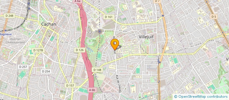 localisation de l'entreprise LES APIS D'OR à VILLEJUIF