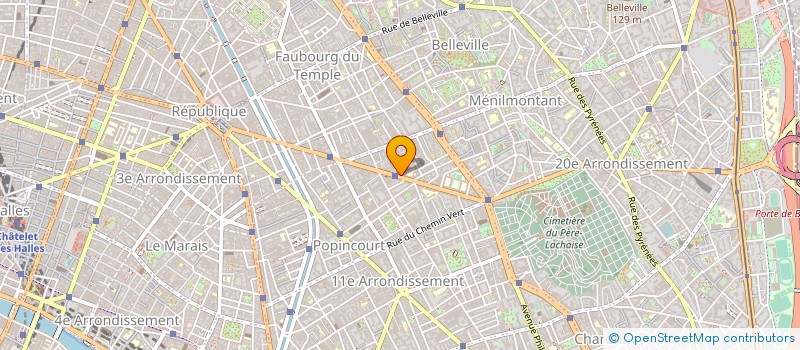 localisation de l'entreprise LES APPAREILLAGES TELEMO à PARIS