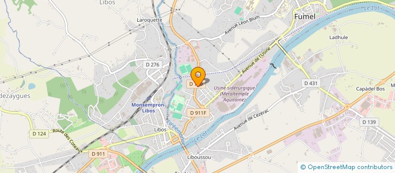 localisation de l'entreprise LES APPARTS DE PAUL  FUMEL