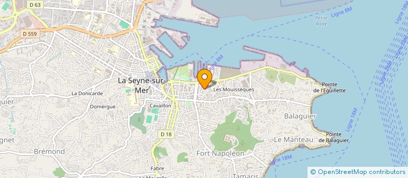 localisation de l'entreprise LES APPLICATEURS DU MIDI à LA SEYNE-SUR-MER