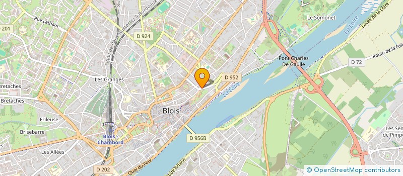 localisation de l'entreprise LES APPLICATIONS INDUSTRIELLES ET NAUTIQUES - AIN à BLOIS
