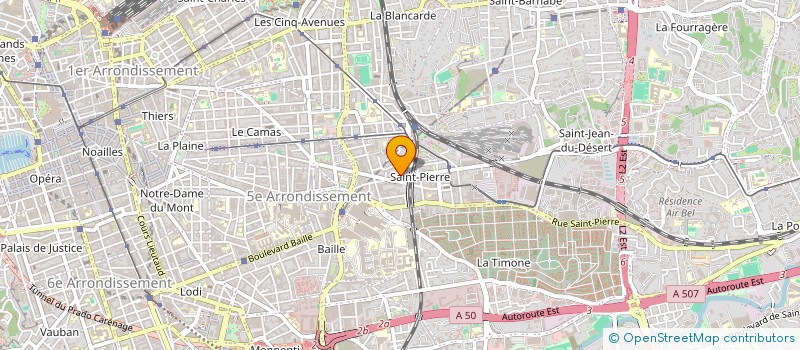 localisation de l'entreprise LES APPRENTIS DE L'ESPERANCE-GENERATION CULTURE à MARSEILLE
