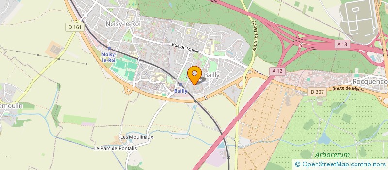 localisation de l'entreprise LES APPRENTIS DU JEU  BAILLY