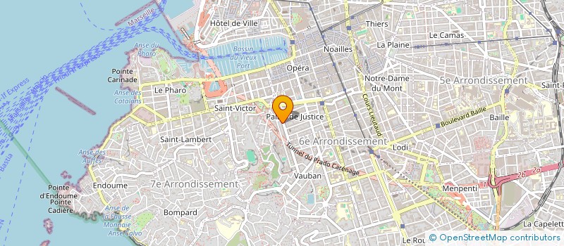 localisation de l'entreprise LES APPRENTIS REVEURS  MARSEILLE