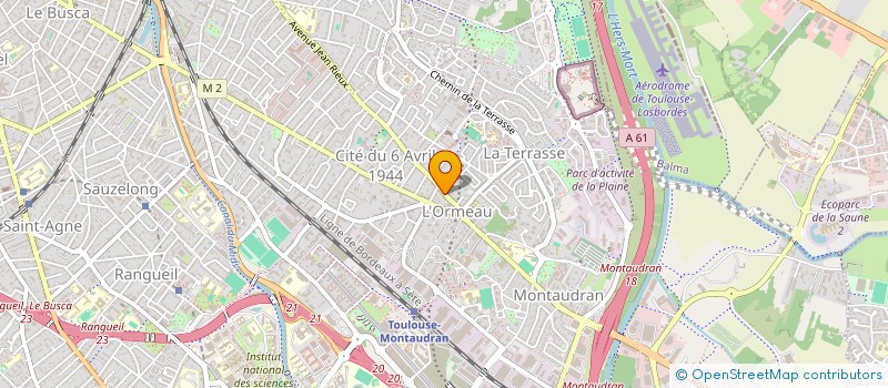 localisation de l'entreprise LES APPRENTIS SAGES à TOULOUSE