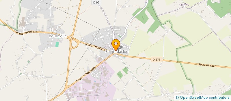 localisation de l'entreprise LES APPRENTIS'SAGES  SAINT-MACLOU