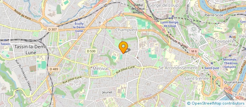 localisation de l'entreprise LES AQUEDUCS 86  LYON