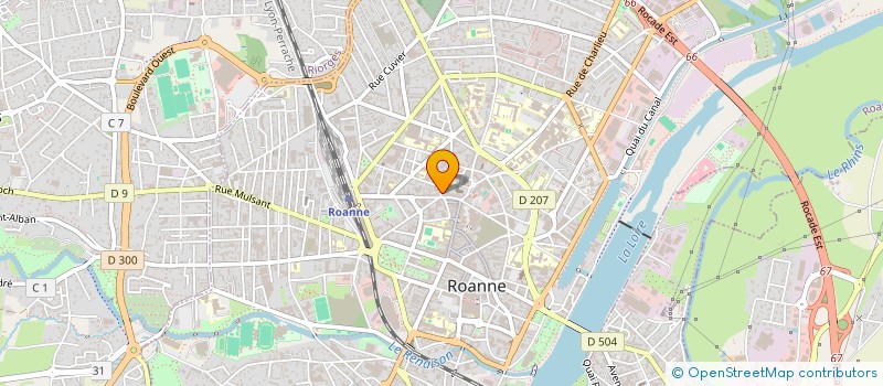 localisation de l'entreprise LES AQUEDUCS  ROANNE