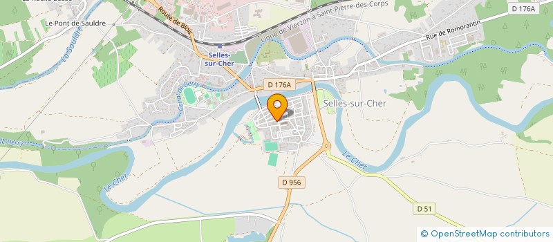 localisation de l'entreprise LES ARACLAYS  SELLES-SUR-CHER