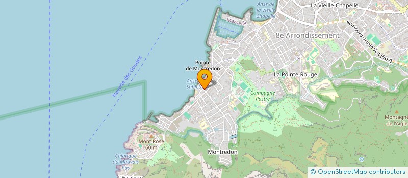 localisation de l'entreprise LES ARAMONS à MARSEILLE