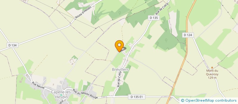 localisation de l'entreprise LES ARAVIS  BREVILLERS