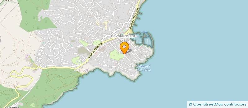 localisation de l'entreprise LES ARBOUSIERS SOC à CAVALAIRE-SUR-MER