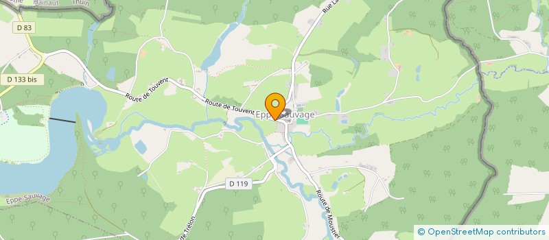 localisation de l'entreprise LES ARBROS PERCHES à EPPE-SAUVAGE