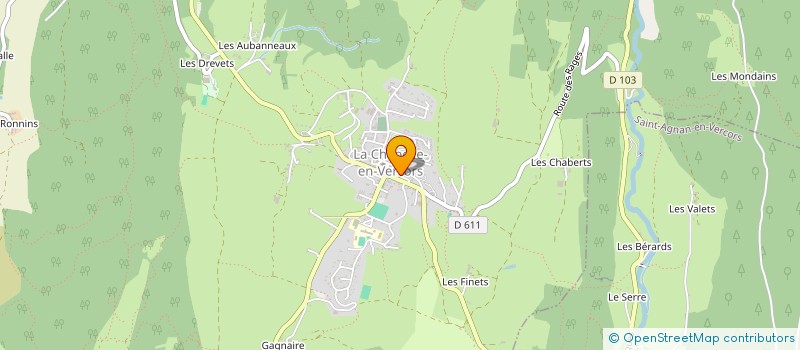 localisation de l'entreprise LES ARBUSSIERS à LA CHAPELLE-EN-VERCORS