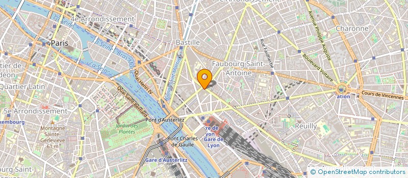 localisation de l'entreprise LES ARCADES à PARIS
