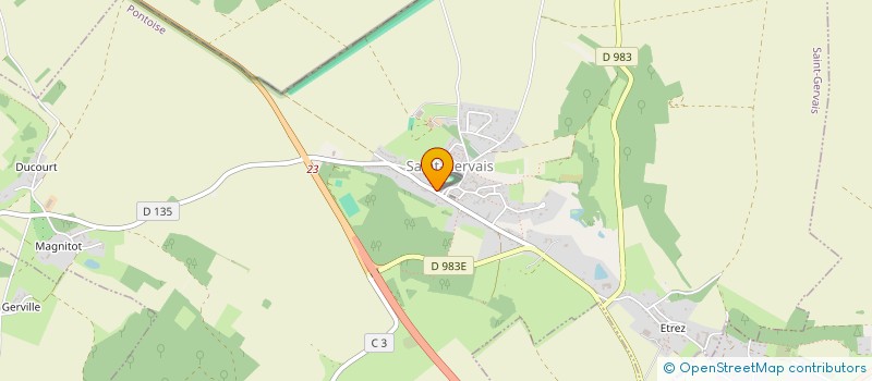 localisation de l'entreprise LES ARCADES  SAINT-GERVAIS