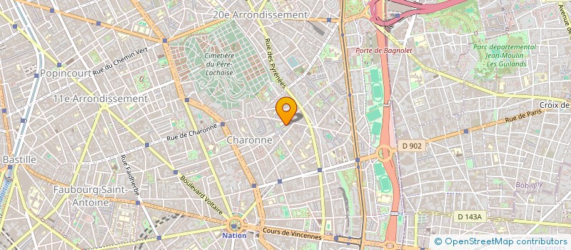 localisation de l'entreprise LES ARCADES  PARIS