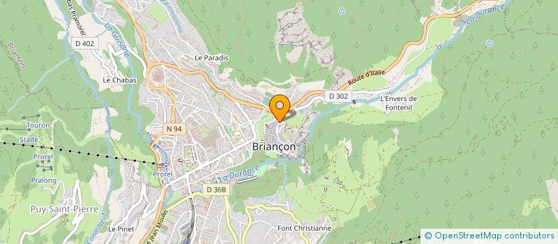 localisation de l'entreprise LES ARCADES à BRIANCON