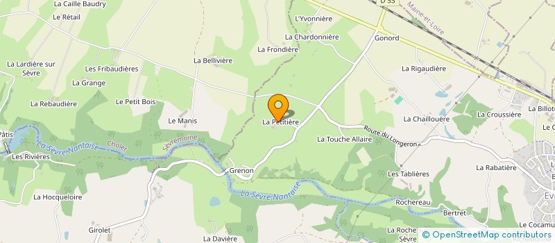 localisation de l'entreprise LES ARCADES DE GRENON  MORTAGNE-SUR-SEVRE