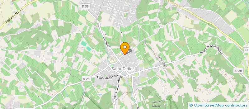 localisation de l'entreprise LES ARCADES DE PERNES  SAINT-DIDIER