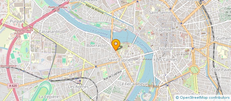 localisation de l'entreprise LES ARCADES DENTAIRES à TOULOUSE