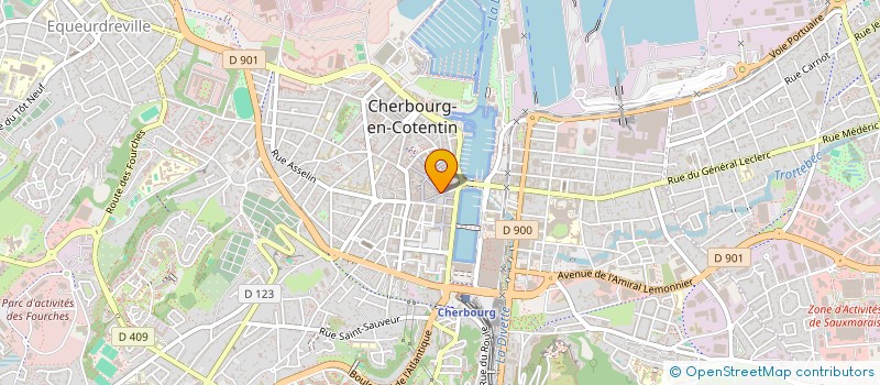 localisation de l'entreprise LES ARCADES EURL à CHERBOURG-EN-COTENTIN