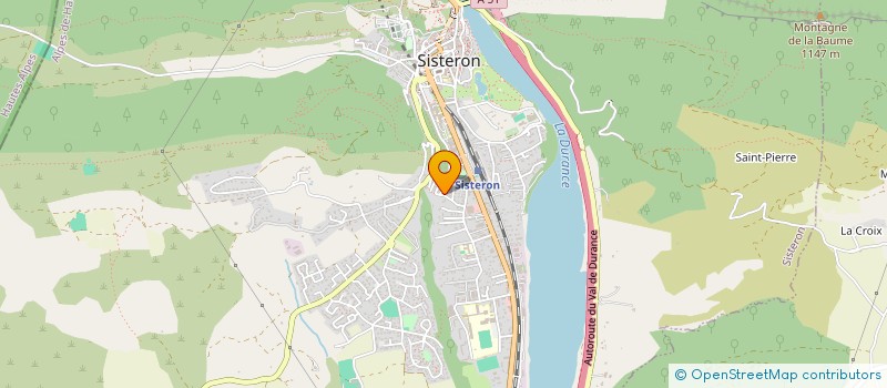 localisation de l'entreprise LES ARCADES - LES OLIVIERS  SISTERON