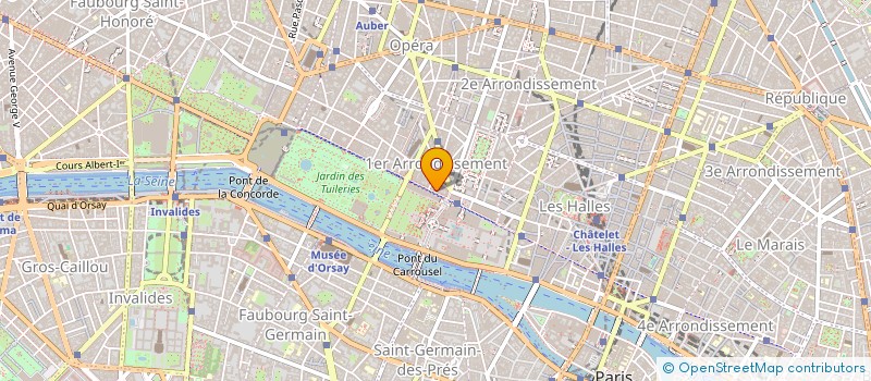 localisation de l'entreprise LES ARCADIENNES à PARIS