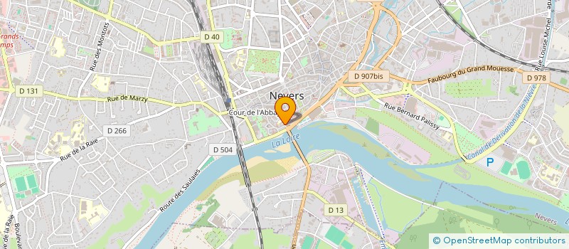 localisation de l'entreprise LES ARCANDIERS à NEVERS