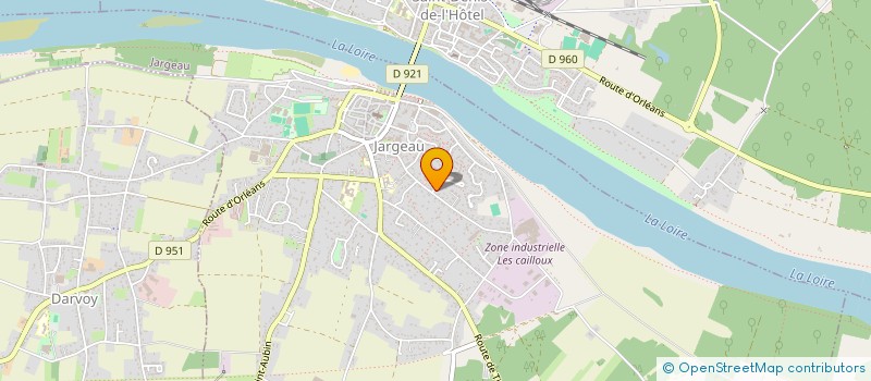 localisation de l'entreprise LES ARCANDIERS DE LOIRE à JARGEAU