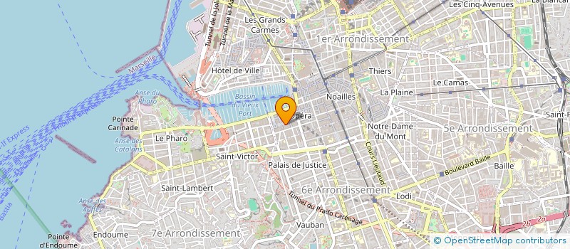 localisation de l'entreprise LES ARCENAULX à MARSEILLE