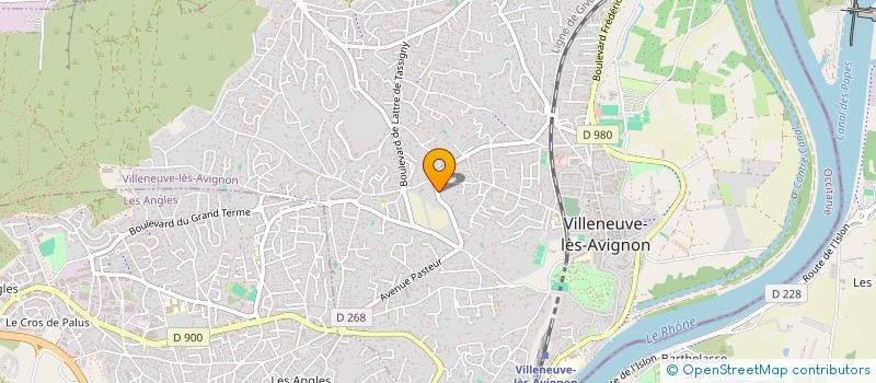 localisation de l'entreprise LES ARCHANGES  VILLENEUVE-LES-AVIGNON