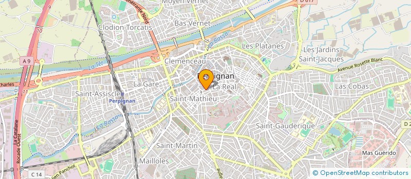 localisation de l'entreprise LES ARCHERS  PERPIGNAN