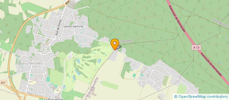 localisation de l'entreprise LES ARCHERS  FEUCHEROLLES