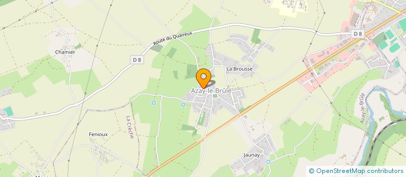 localisation de l'entreprise LES ARCHERS D'ASIUS  AZAY-LE-BRULE