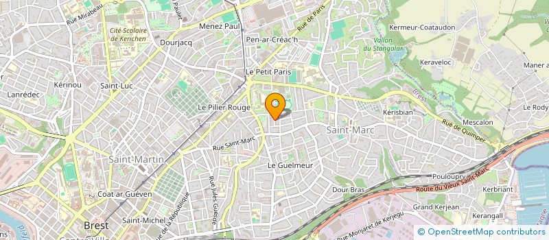 localisation de l'entreprise LES ARCHERS D'IROISE  PLOUGASTEL-DAOULAS