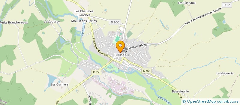 localisation de l'entreprise LES ARCHERS DE BLENEAU à BLENEAU