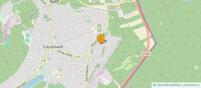 localisation de l'entreprise LES ARCHERS DE CREUTZWALD  CREUTZWALD