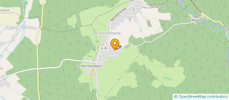 localisation de l'entreprise LES ARCHERS DE FREMIFONTAINE  FREMIFONTAINE
