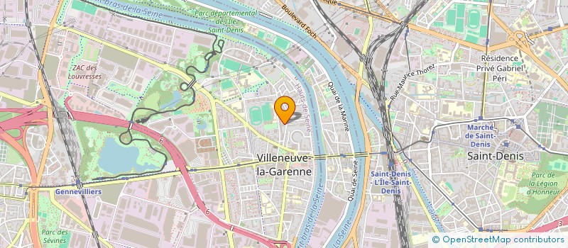 localisation de l'entreprise LES ARCHERS DE LA FOSSE AUX ASTRES à VILLENEUVE LA GARENNE
