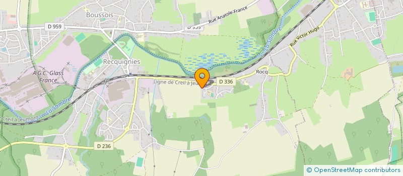 localisation de l'entreprise LES ARCHERS DE LA REBELLION  RECQUIGNIES