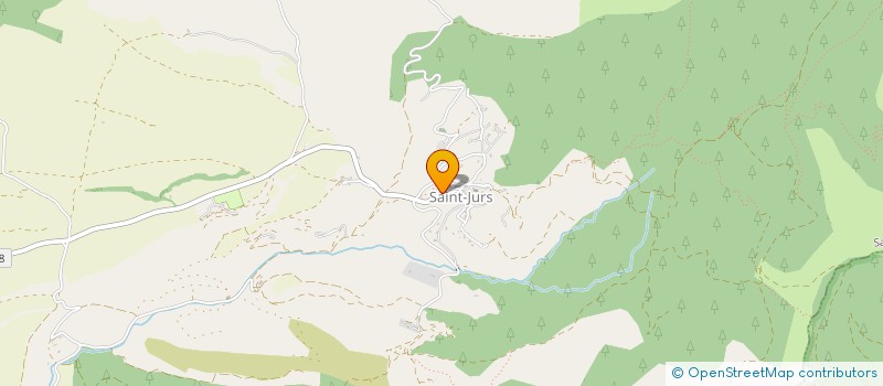 localisation de l'entreprise LES ARCHERS DE SAINT GEORGES  SAINT-JURS