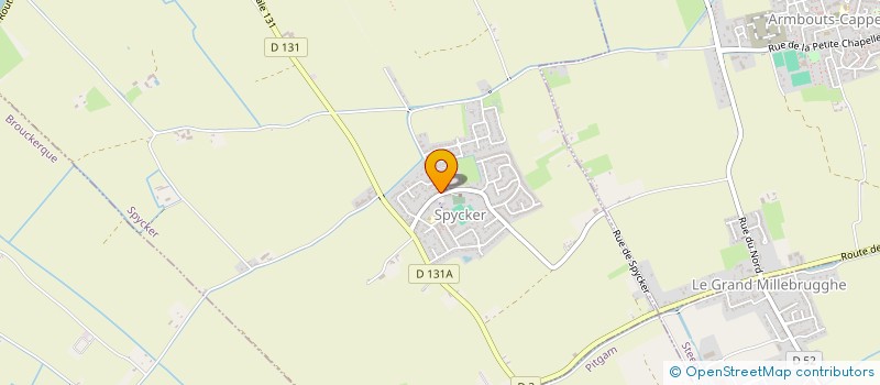 localisation de l'entreprise LES ARCHERS DE SPYCKER  SPYCKER