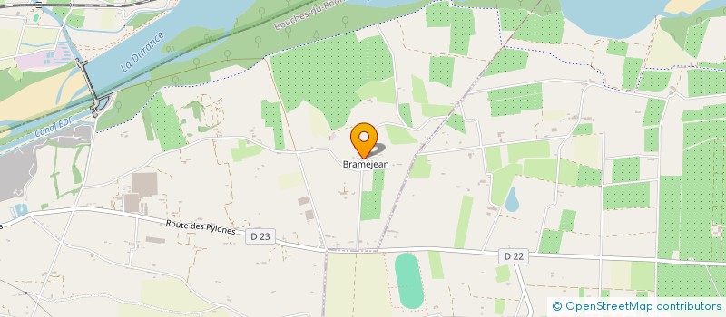 localisation de l'entreprise LES ARCHERS DES COLLINES DE LA DURANCE  MALLEMORT