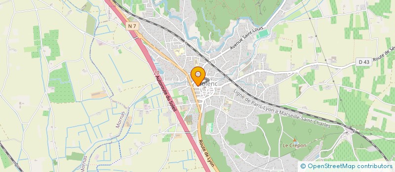 localisation de l'entreprise LES ARCHERS DES PRINCES à PIOLENC